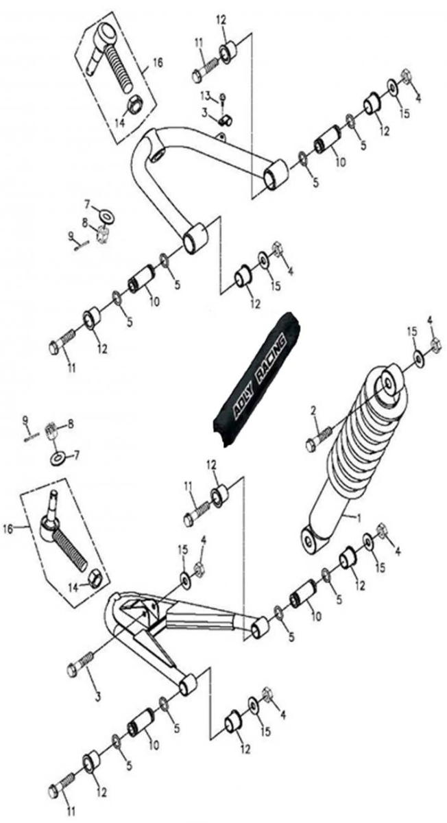 Anbauteile A-Arme