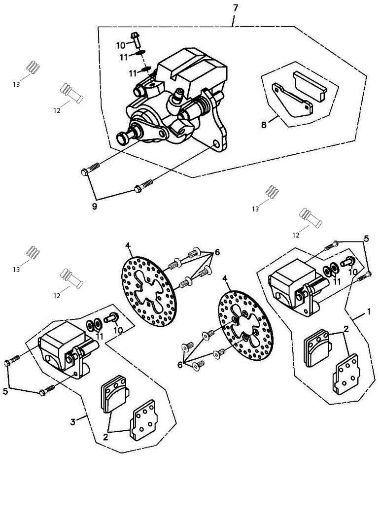 Bremssättel & Bremsscheiben