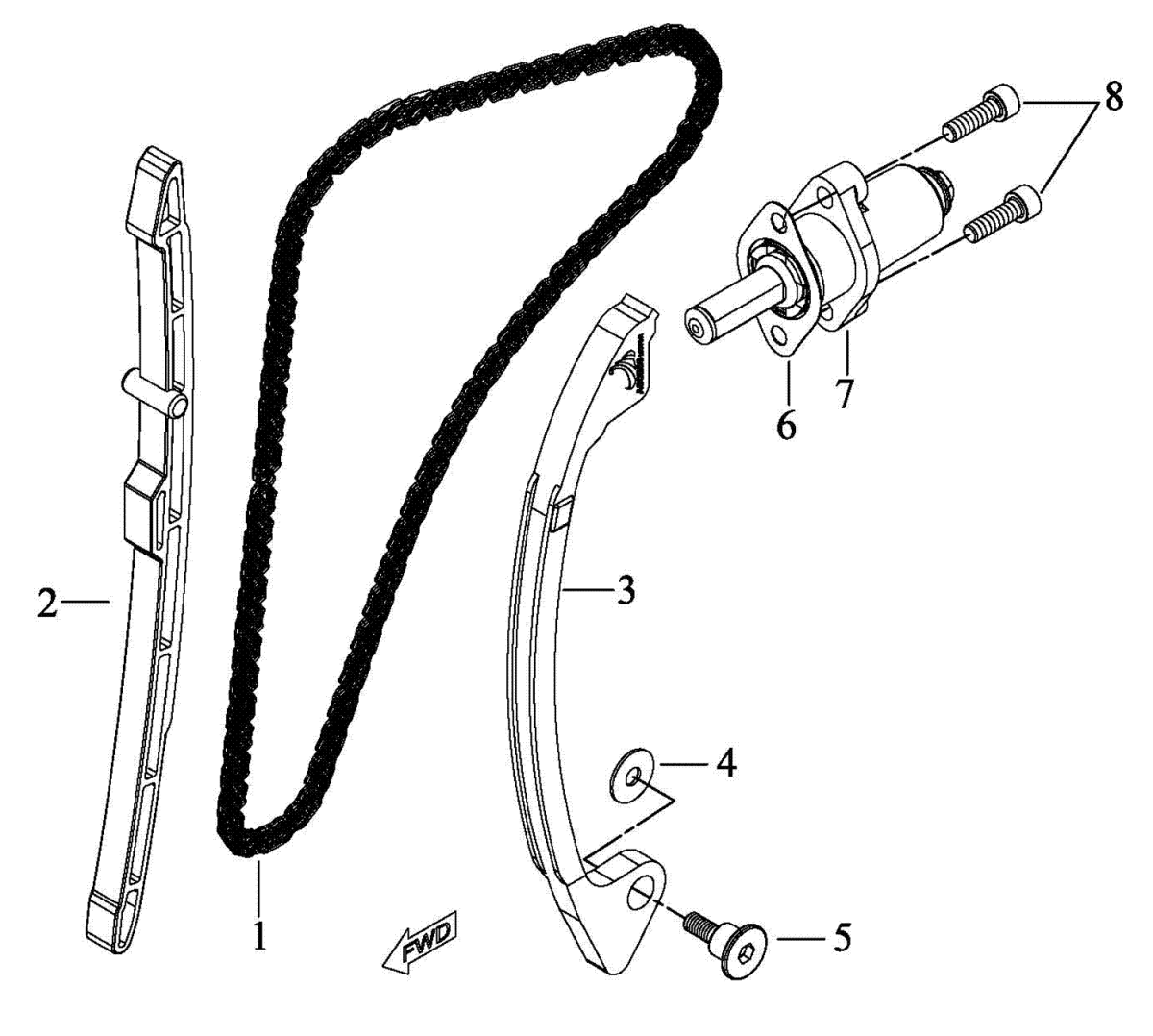 Steuerkette, -Spanner