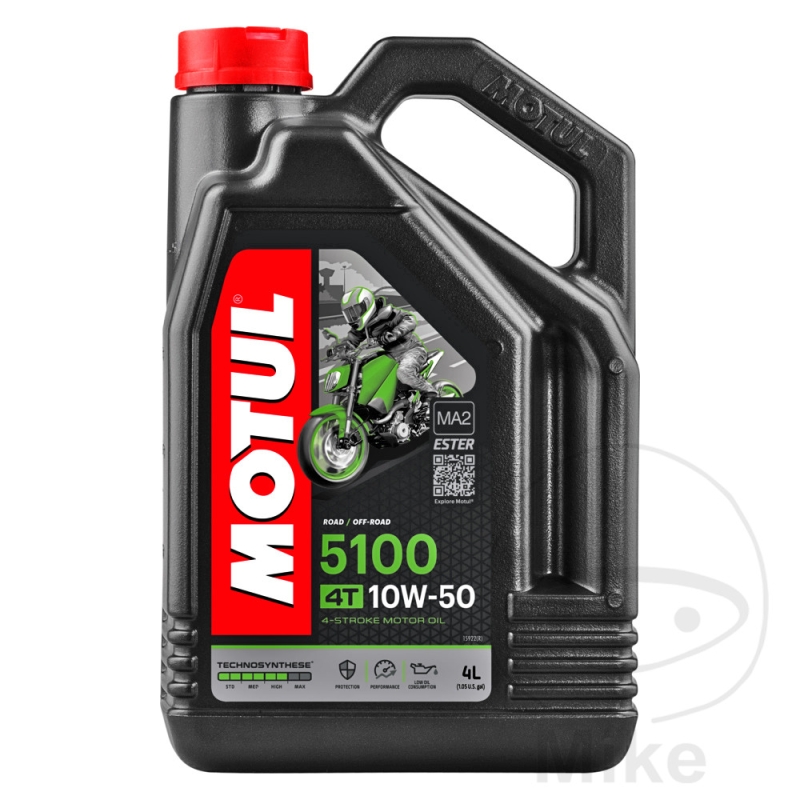 Motoröl 10W50 4T 4 Liter Motul HC-Synthese 5100