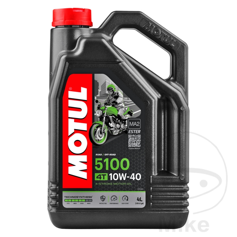 Motoröl 10W40 4T 4 Liter Motul 5100