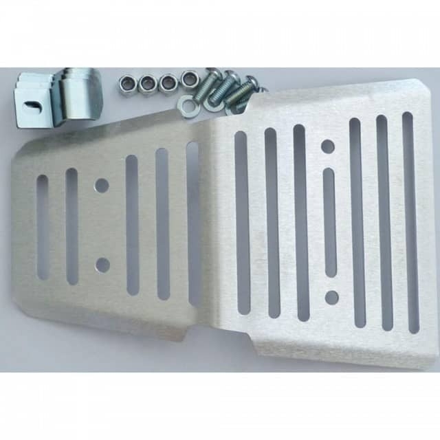 Front Verkleidung Metall silber