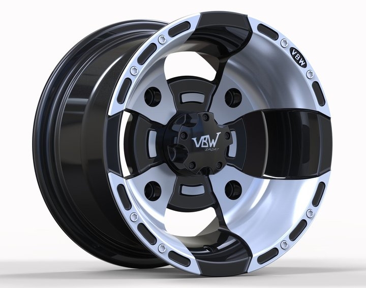 VBW Sport (Silber/Schwarz) + Maxxis Spears Reifen SET inkl. Gutachten