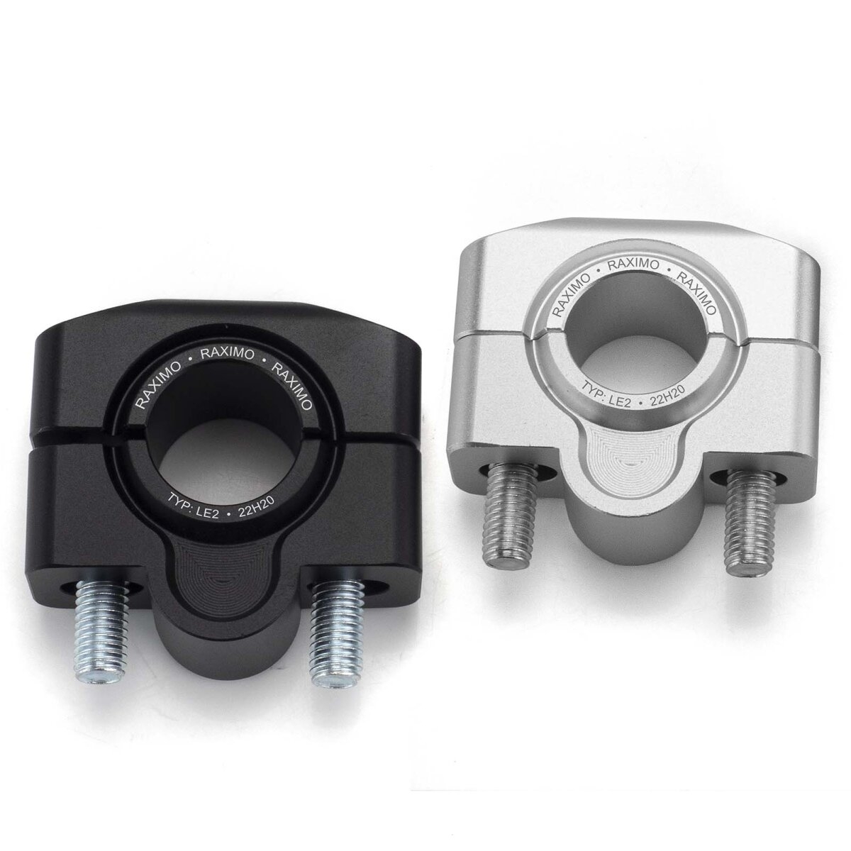 Lenkererhöhung Riser RAXIMO mit ABE für 22,2mm Lenker und 20 mm Erhöhung