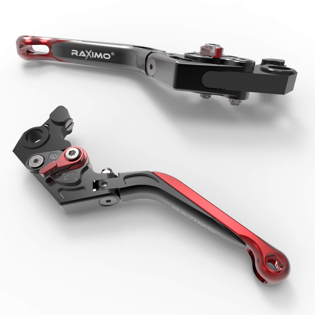RAXIMO BCF Bremshebel Kupplungshebel Set lang mit ABE