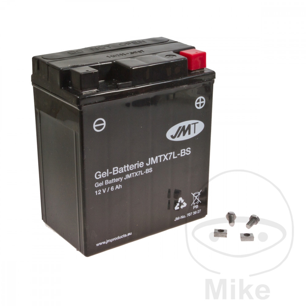 Batterie Motorrad YTX7L-BS Gel JMT