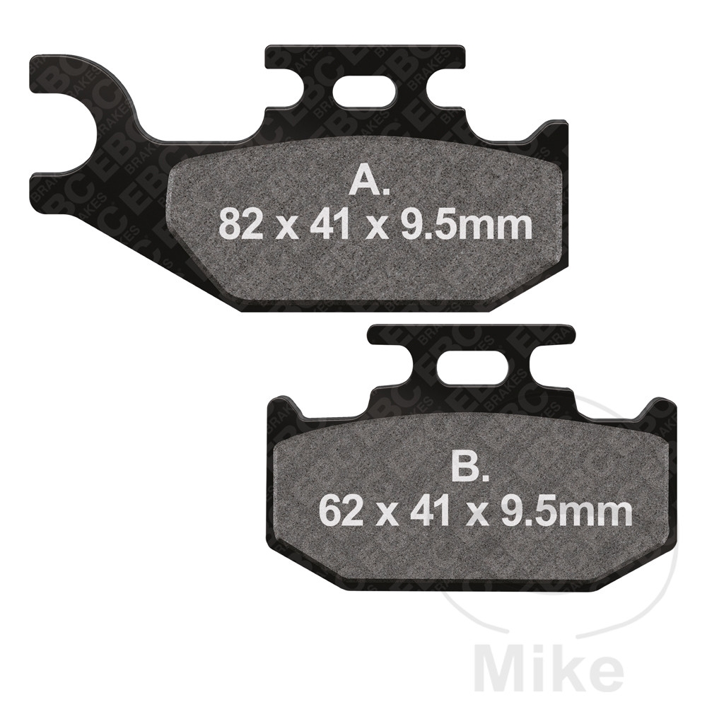 Bremsbeläge EBC Standard FA428TT Yamaha Raptor 700 hinten für Einkolbensattel
