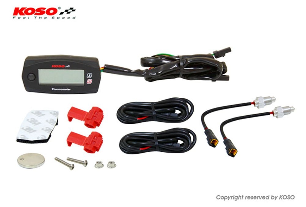 Koso Dual Thermometer Mini 4 (Batterie) bis 250Grad