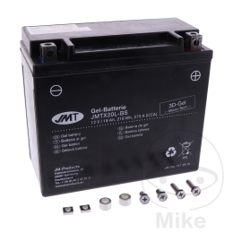 Batterie Motorrad YTX20L-BS Gel JMT